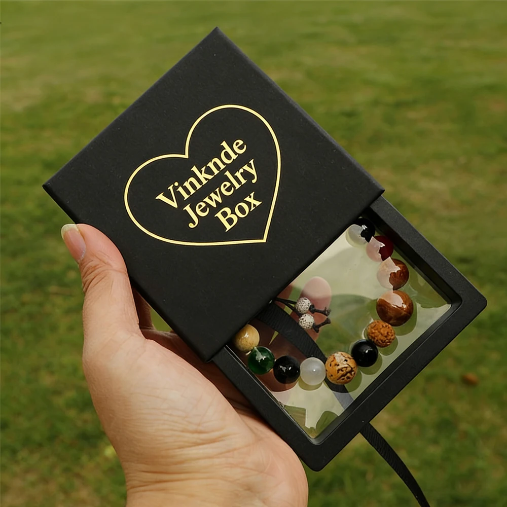 

20 шт. коробок для ювелирных изделий с индивидуальным логотипом, пылезащитные, с защитной пленкой PE, для хранения серег, колец, брошей