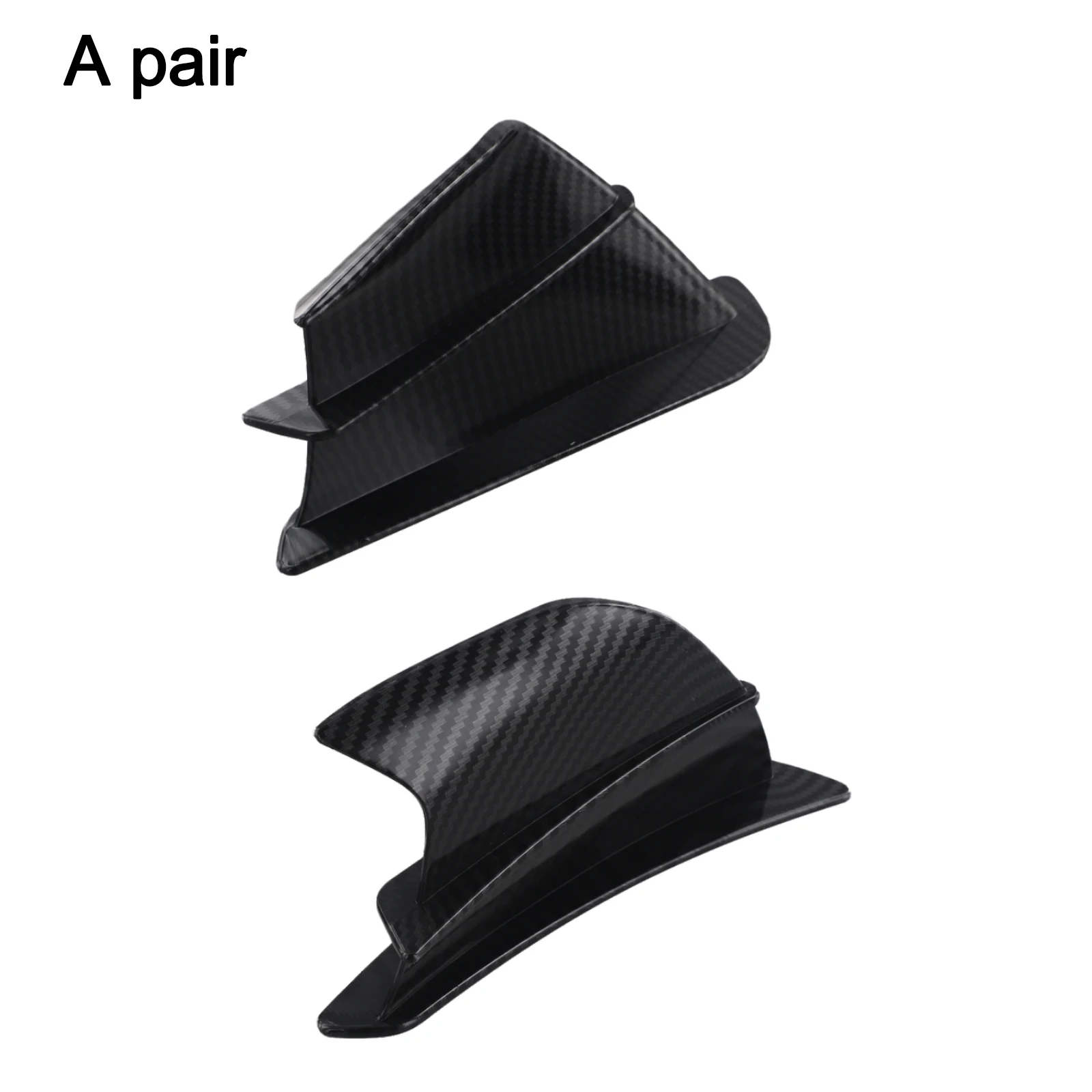 

Carbon Rear Wing Aerodynamic Wings Motorcycle Enhancement Stable High Speed Visual Enhancement Wear-resistant Design For V2 V4
