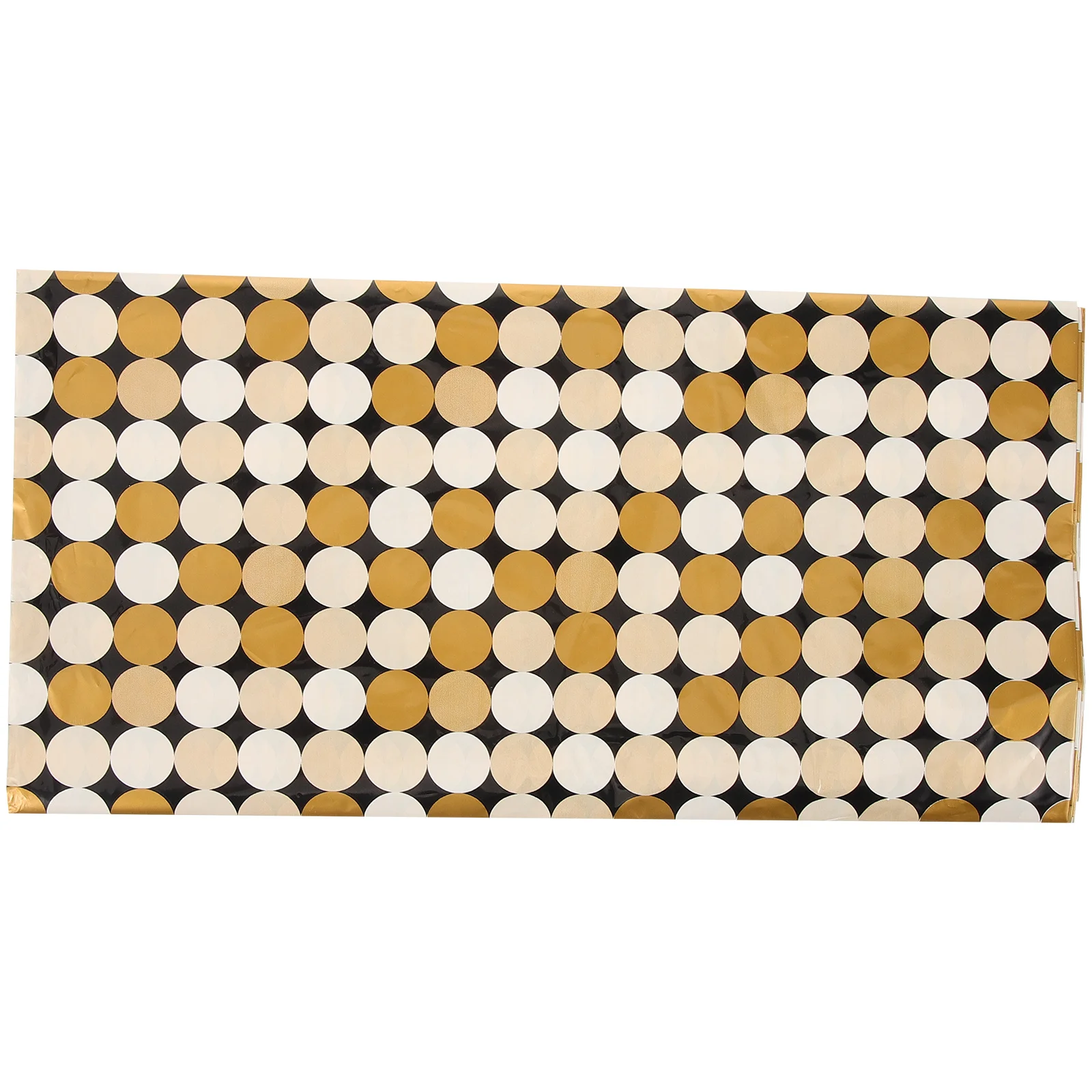 Gold Sequin Tablecloth Rectangle Disco Party Decorative Table Runner Protective Glitter Sparkle Cover for Kitchen Bar Restaurant