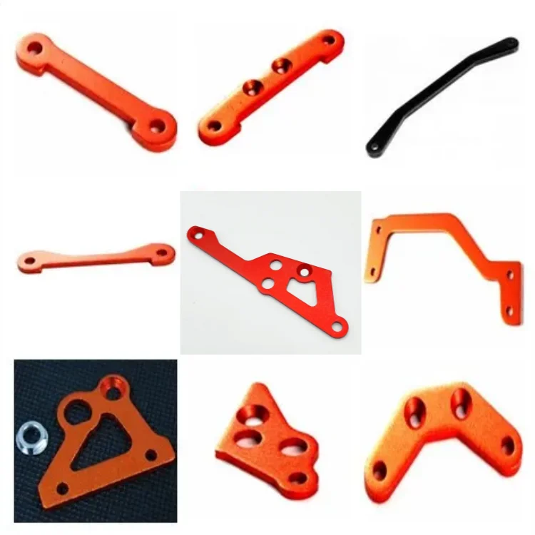 Chassis bracket set for 1:5 HPI KM ROVAN BAJA 5B 5T 5SC