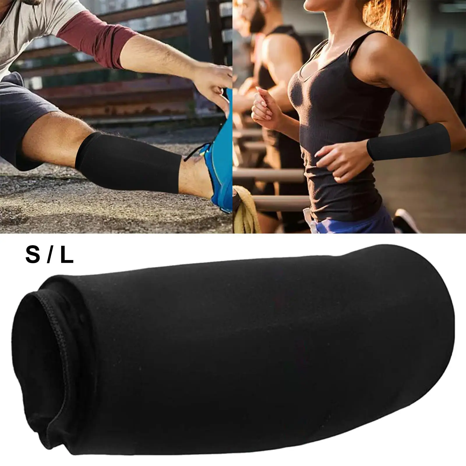 Elbow Ice Pack Hot & Cold Elbow Brace Gel Ice Wrap Compression Sleeve for Wrist Swelling Soreness Reduce Joint Pain Bruising