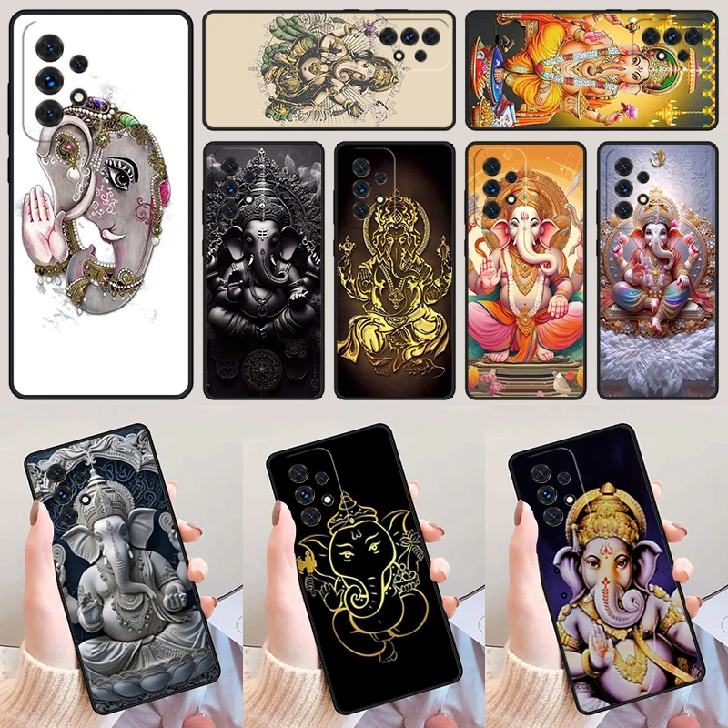 Lord Ganesha For Samsung Galaxy A52 A72 A73 A20e A21S A50 A70 A11 A12 A42 A31 A40 A51 A71 A32 A80 A91 Phone Case