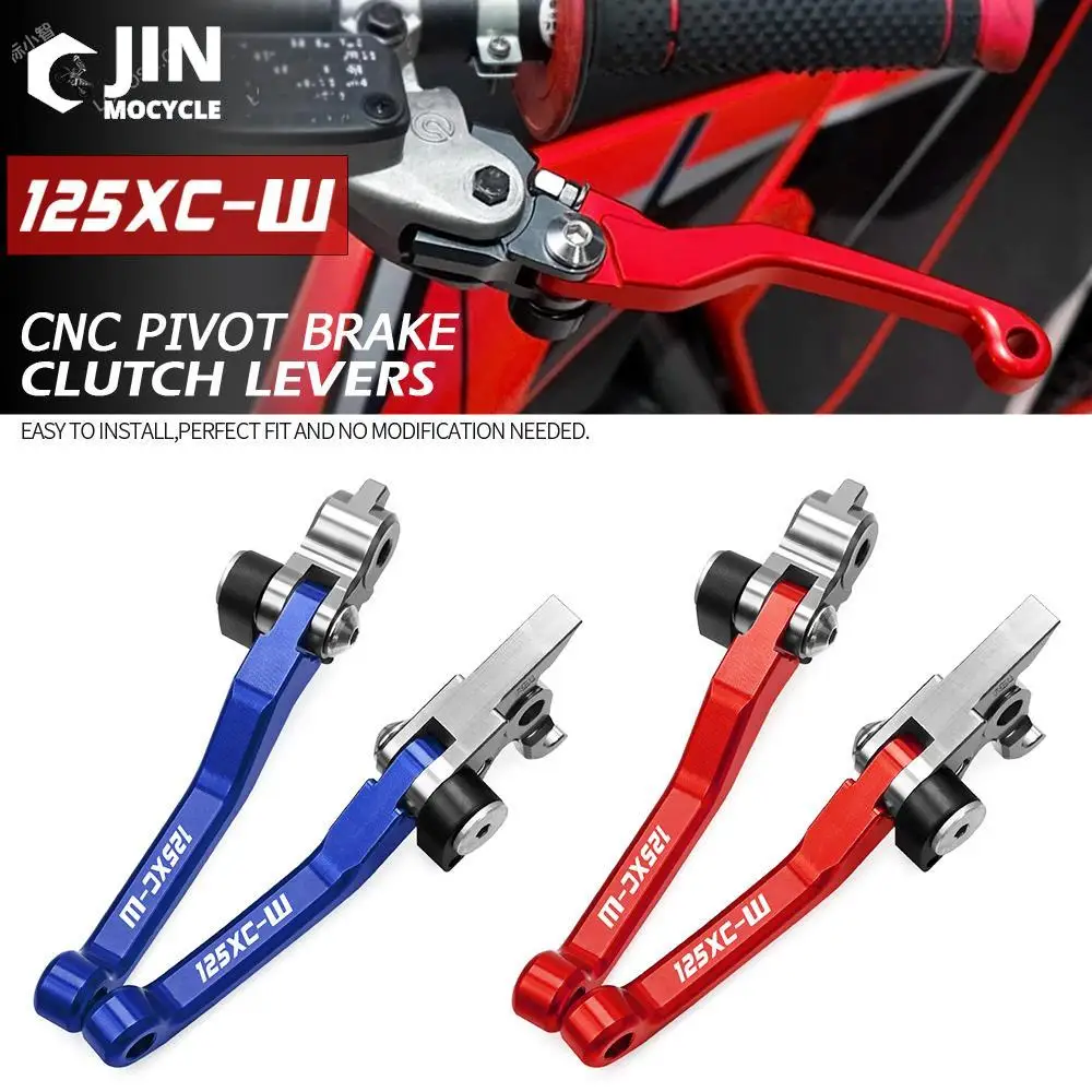 

For 125XCW 2016-2019 XCW SX 2009-2015 125SX 2016-2020 Motocross Foldable Pivot Dirt Bike Brake Clutch Levers Cable Lever Handle