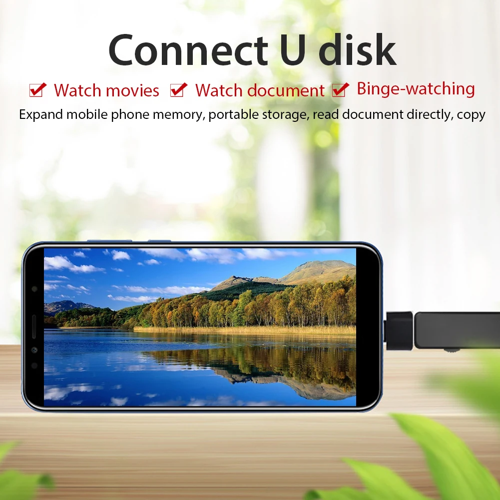 Nieuwe Universele Type-C Naar Usb 2.0 Otg Adapter Connector Voor Mobiele Telefoon USB2.0 Type C Otg Kabel Adapter