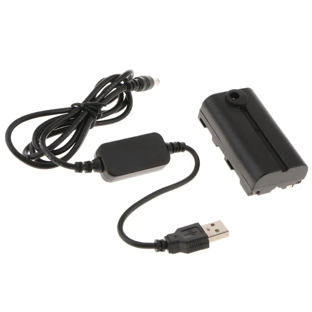 

Адаптер USB 5V для зарядки (муляж батареи) NP-F550 для фотосъемки и LED-мониторов, для длительного использования