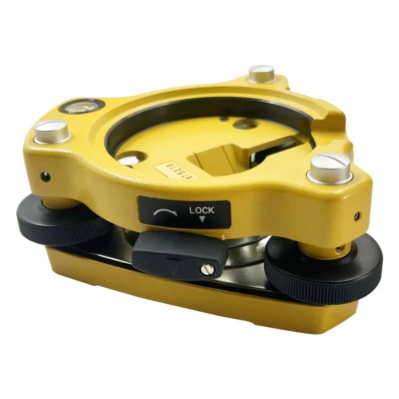 Tribrach ثلاثي الفك أصفر عالي الجودة مع هبوط بصري لمحطات Topcon Total أدوات المسح GPS Tribrach
