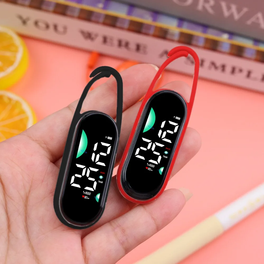 LED Electronic Hanging Watch Digital Display Portable Pocket Watch Waterproof Pocket Style Luminous Pocket Watch