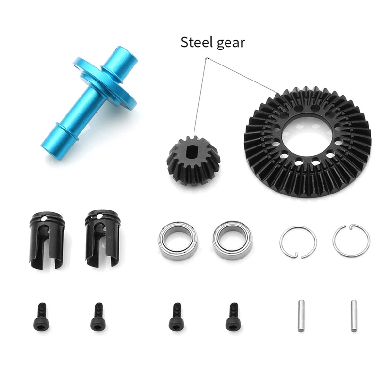 【Vendita flash】2X Kit di accoppiamento diretto anteriore per aggiornamento auto RC (39T) 22047 per parti di aggiornamento per auto Tamiya TT02 /XV02/XM01 RC