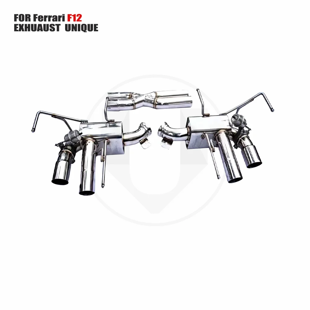 

UNIQUE Stainless Steel Exhaust System Performance Catback is Suitable for Ferrari F12 6.3L Car Muffler