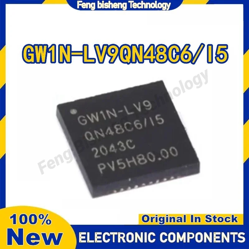 GW1N-LV9 baru chip kontroler mikro QN48C6/I5 GW1N-LV9QN48C6/I5 QFN48