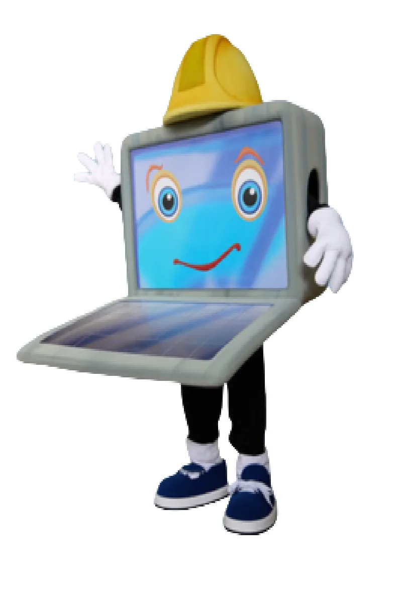 notebook computer mascotte kostuum laptop op maat fancy kostuum anime cosplay kit mascotte thema fancy dress carnaval kostuum b0558
