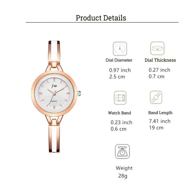 Moda bracciali in acciaio inossidabile orologio al quarzo da donna