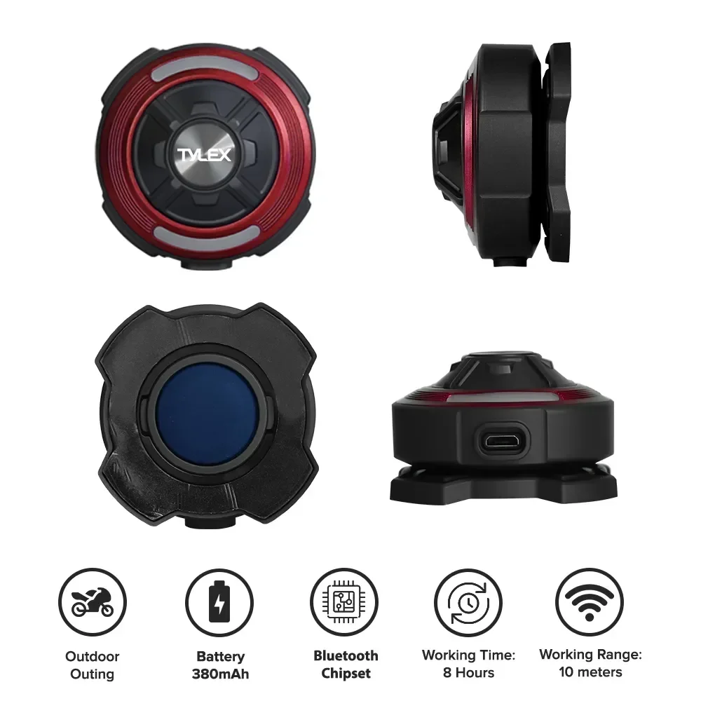 E50 Motorhelm Bot Geleiding Bluetooth Hoofdtelefoon 6 Uur Werktijd Handsfree Stereo Bluetooth Fietsen Hoofdtelefoon