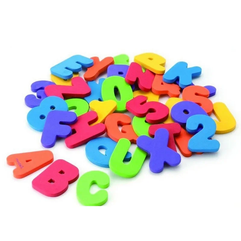 Big Thicken Foam 3D EVA English Letters Numbers Alphabet A to Z Digitals 0-9 Toys for Children Study Education Wall Stickers