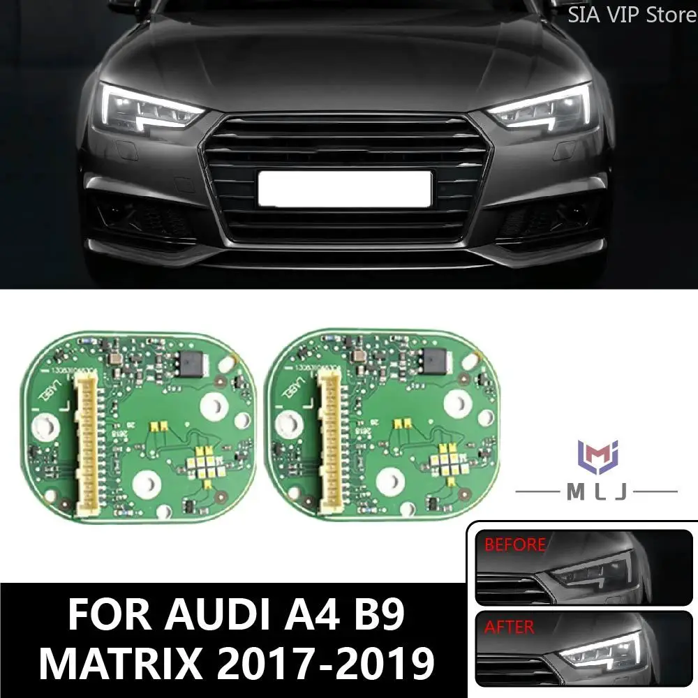 Чип-плата источника света Angel Eyes White Light для фар AUDI A4 B9 Matrix 2017-2019, чип DRL, балласт, плата управления