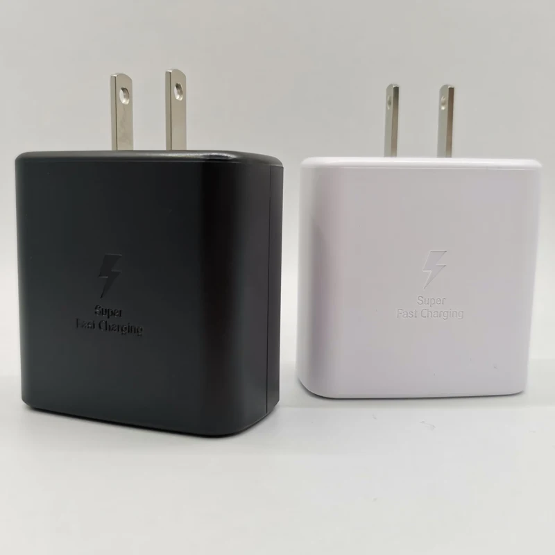 Samsung 45W USB-C US charger Super Fast Charge Adapter For Galaxy S20 S21 S22 S23 S24 Note20 Ultra 10 Plus Z Flip Fold 6 5 4 3 2