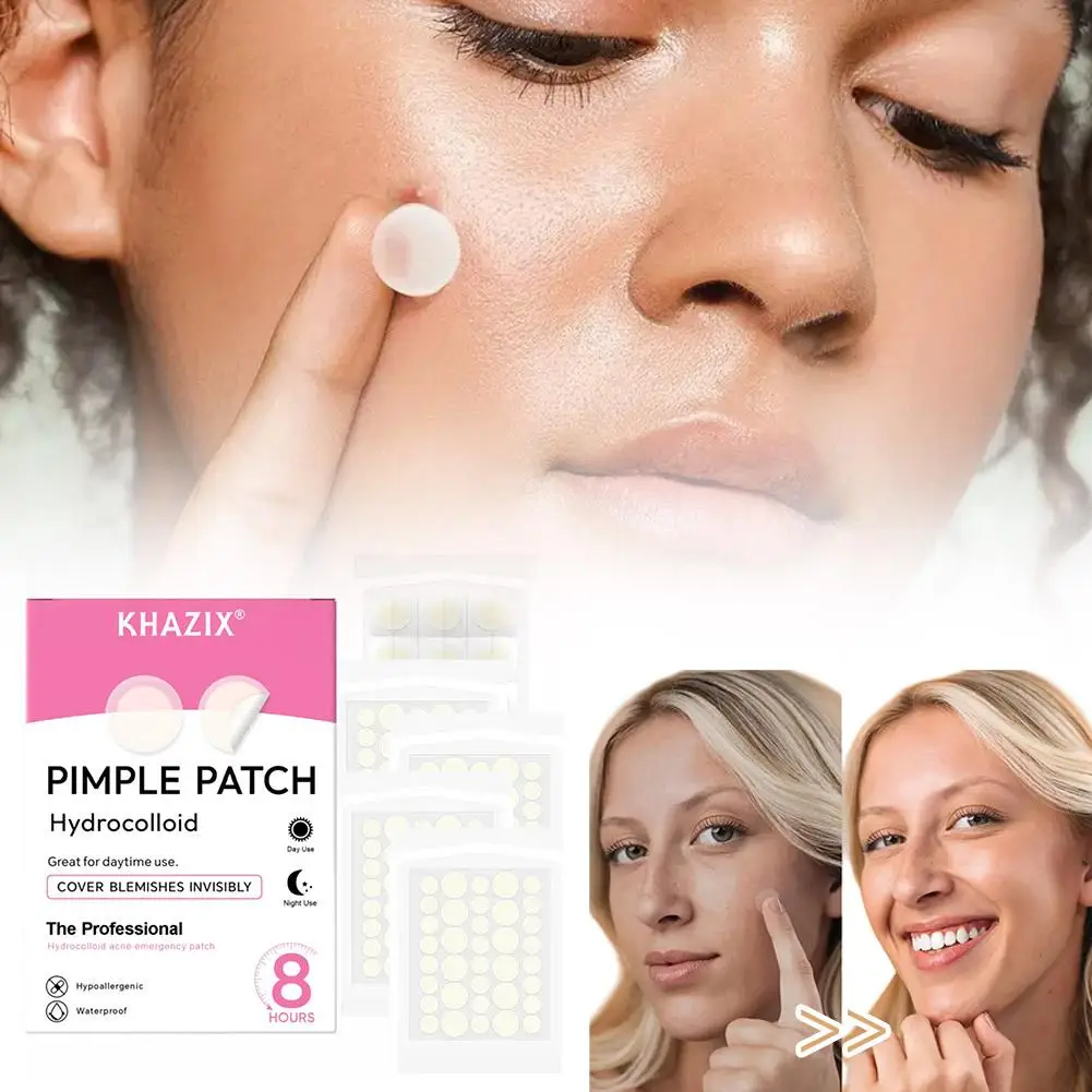 الوجه حب الشباب التصحيح أحجام نقطة مختلطة بثرة بقع غير مرئية العناية بالبشرة تغطية عميقة حب الشباب الجلد ودية بثرة إخفاء ملصق #5