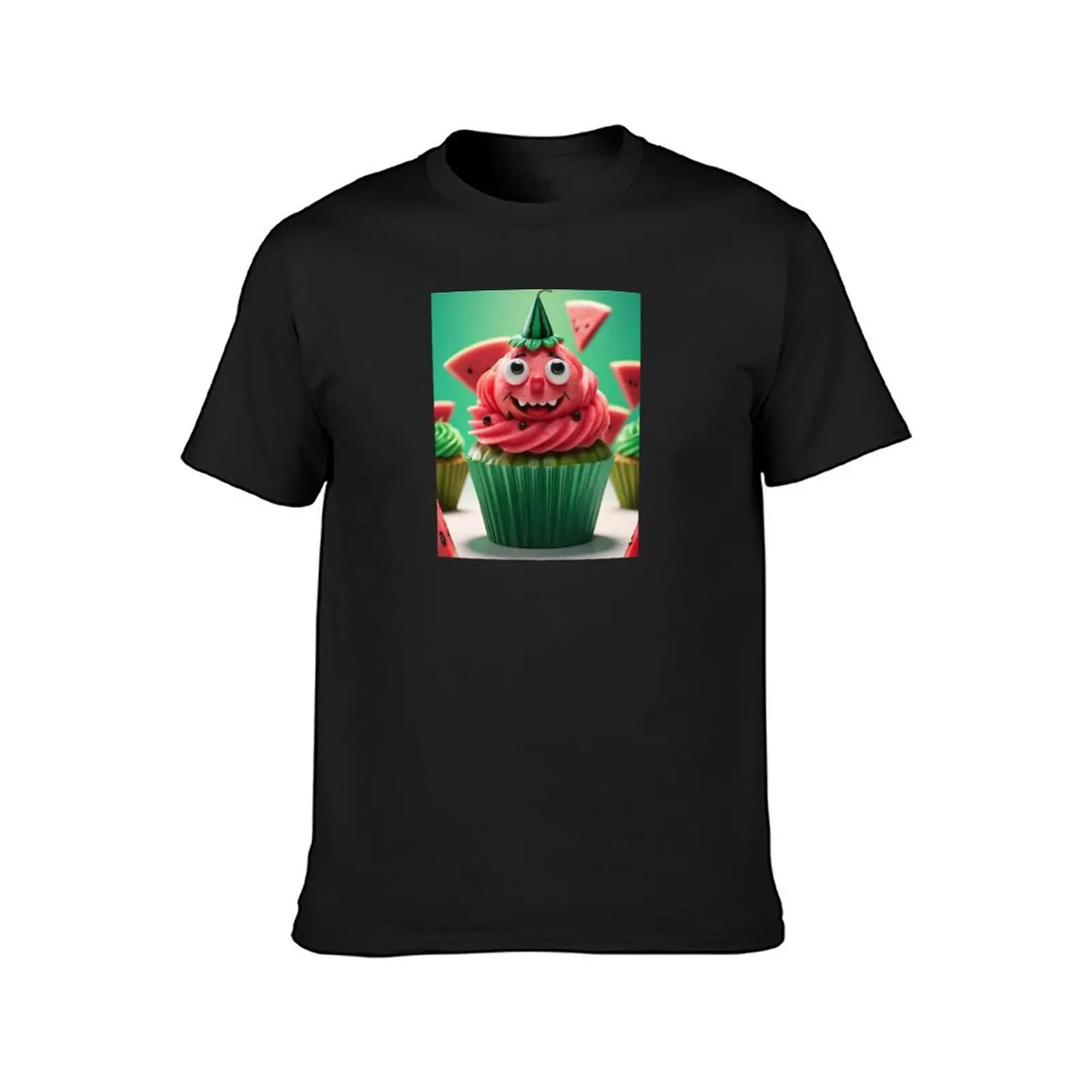 Watermelon Cupcake T-Shirt hippie clothes customizeds sweat korean fashion men t shirt