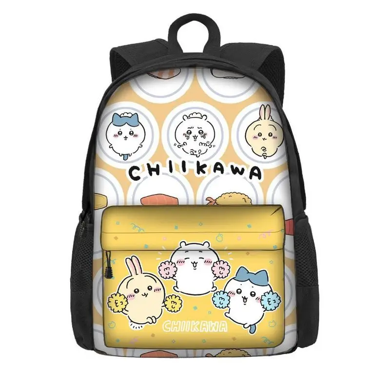 Kawaii Chiikawa-bolsa escolar Popular de alta capacidad, bolso de papelería para estudiantes, bolso escolar de uso diario, billetera para estudiantes, regalos para niñas