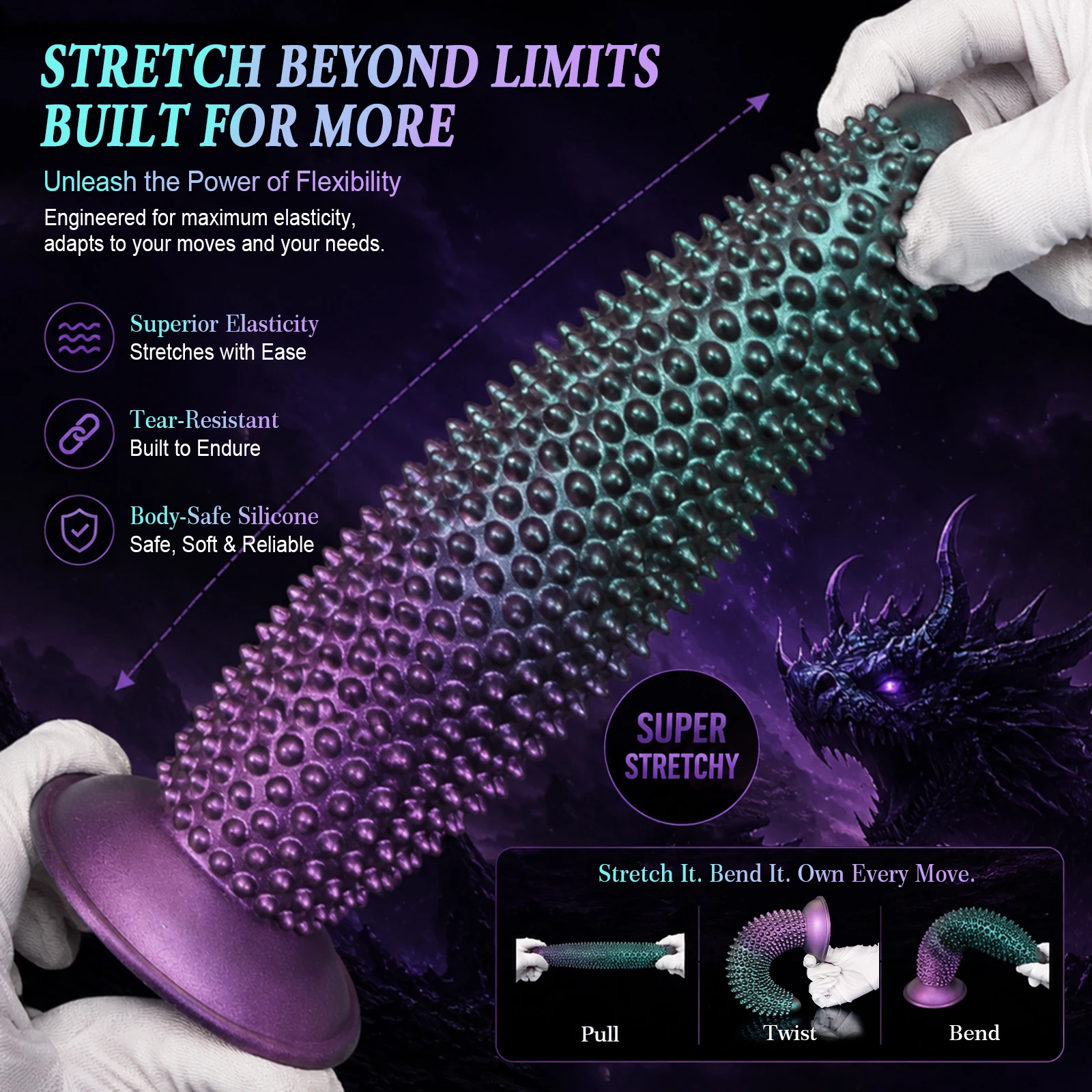 NEW Huge AnalPlug Particle Stimulation Butt PLug Suction Cup Anal Dilator Balls Big Dildo Anal Plug G-spot Sex Toy Women Men Gay - view 5