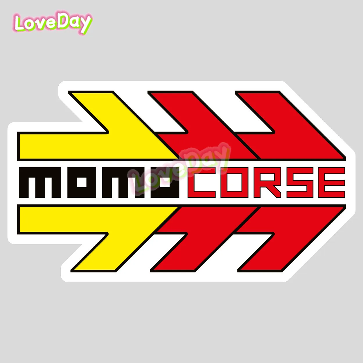 مومو عجلة القيادة شعار ملصق الشارات الانجراف سباق السيارات ملصق الفينيل السيارات الزجاج الوفير دراجة نارية خوذة الشارات الزخرفية #2