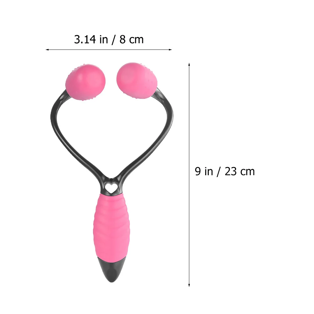 Rosy Black ABS Gesichtsroller, Massagegerät, bequemer Griff, Anti-Aging-Gesichtsmassagegerät, Hautpflege-Roller für glatte Haut