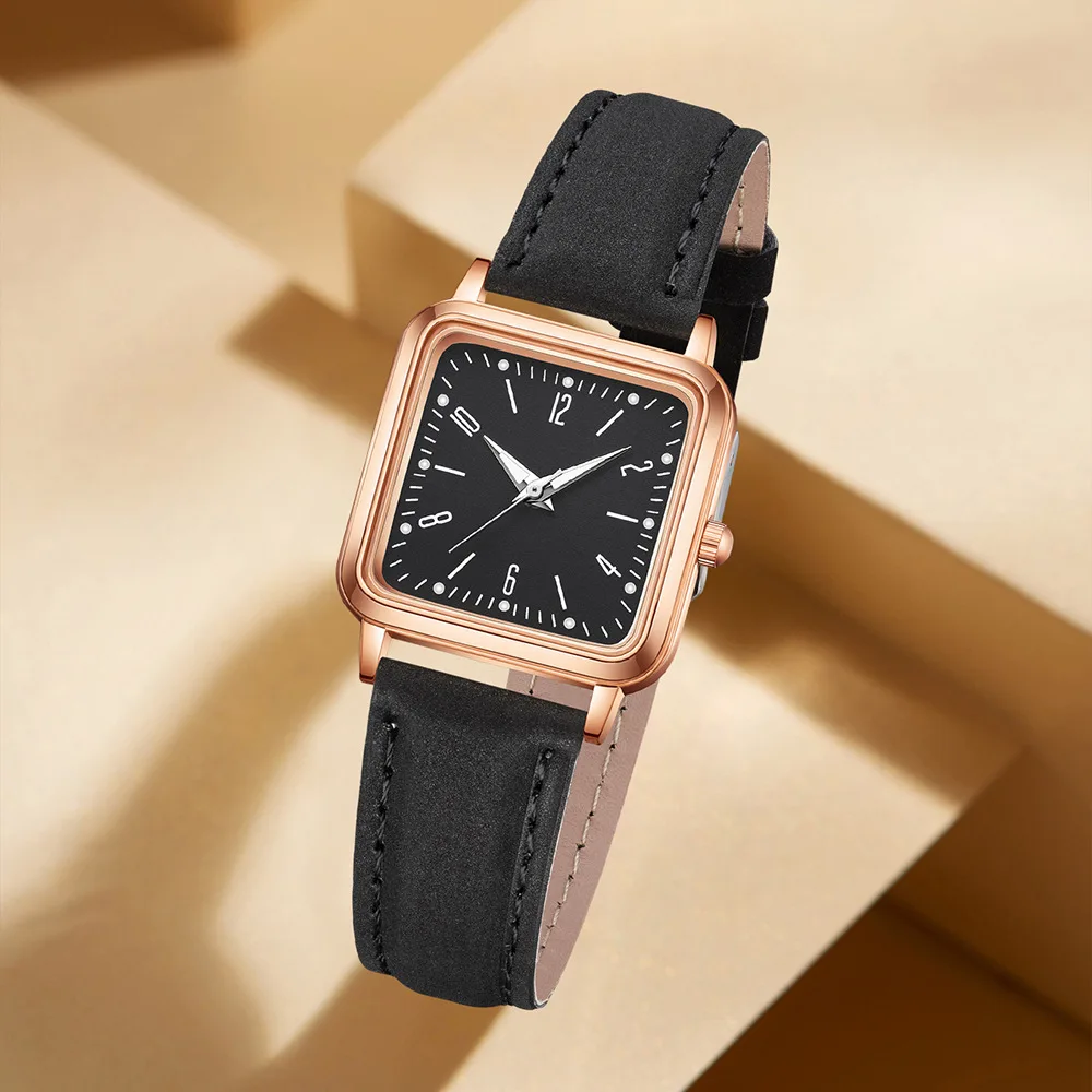 

Женские часы со светящимся кожаным ремешком, цифровые наручные часы, женские кварцевые часы, повседневные часы в подарок Часы Женские Наручные