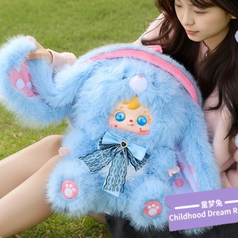 

Kawaii Long Ear Plush Blind Box 6 Regular + 1 Hidden Design Cute Stuffed Doll Collectible Toy For Girls Room Ornament