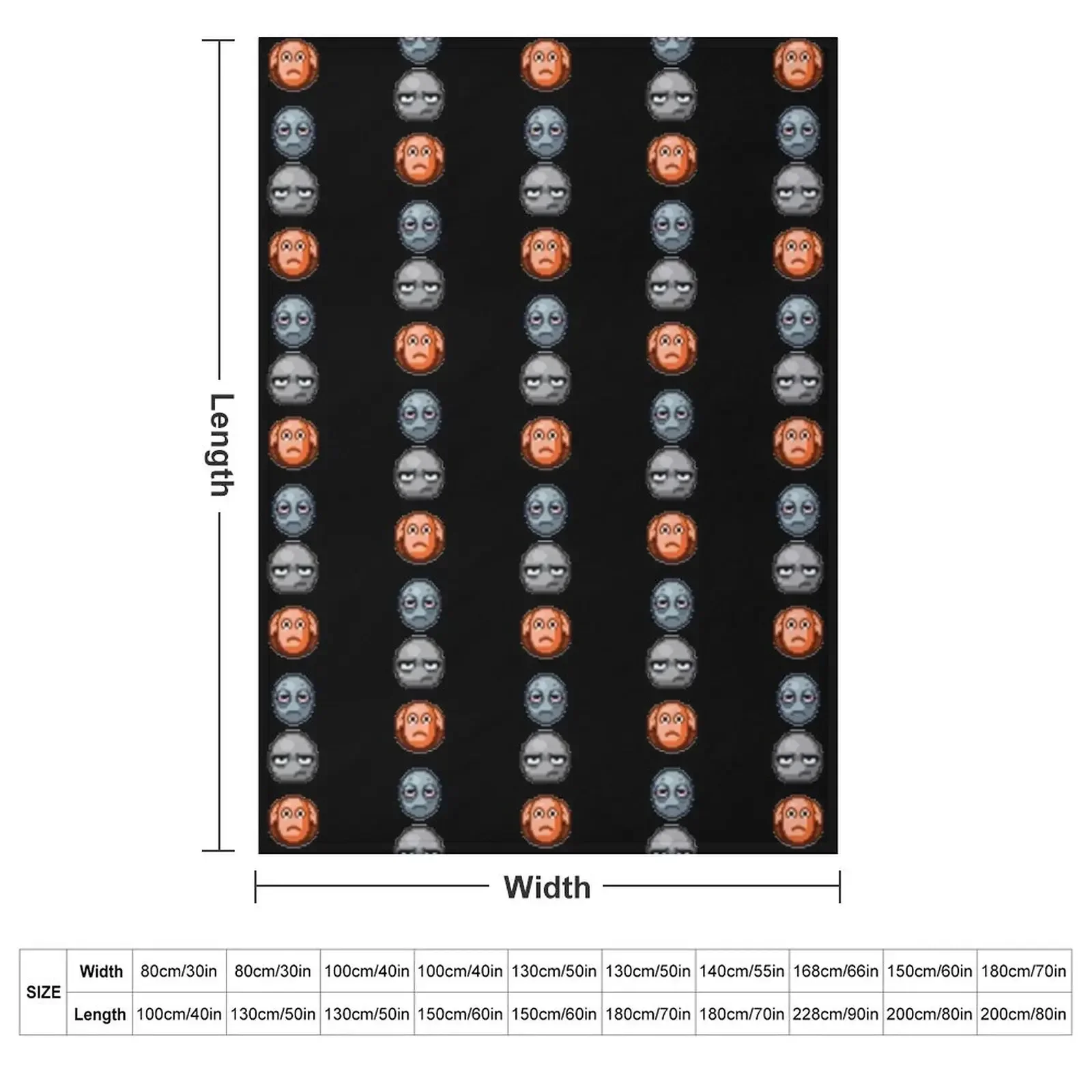 project zomboid mood Throw Blanket Sofa Quilt Luxury Thicken For Sofa Thin for sofa Blankets