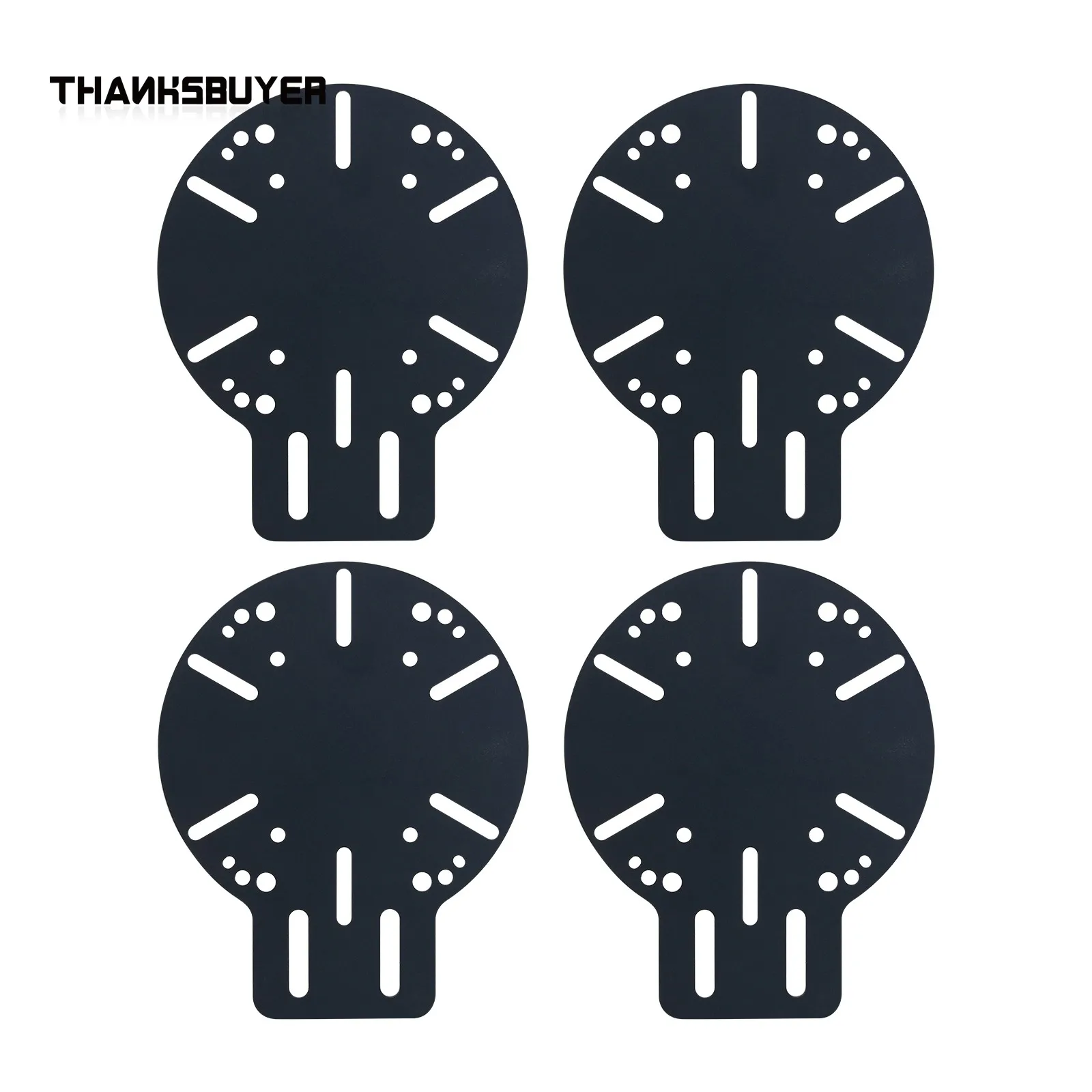

4PCS Simplayer Bass Shaker Mount Plate Mounting Parts for Umi Aura Dayton Buttkicker Bass Shakers