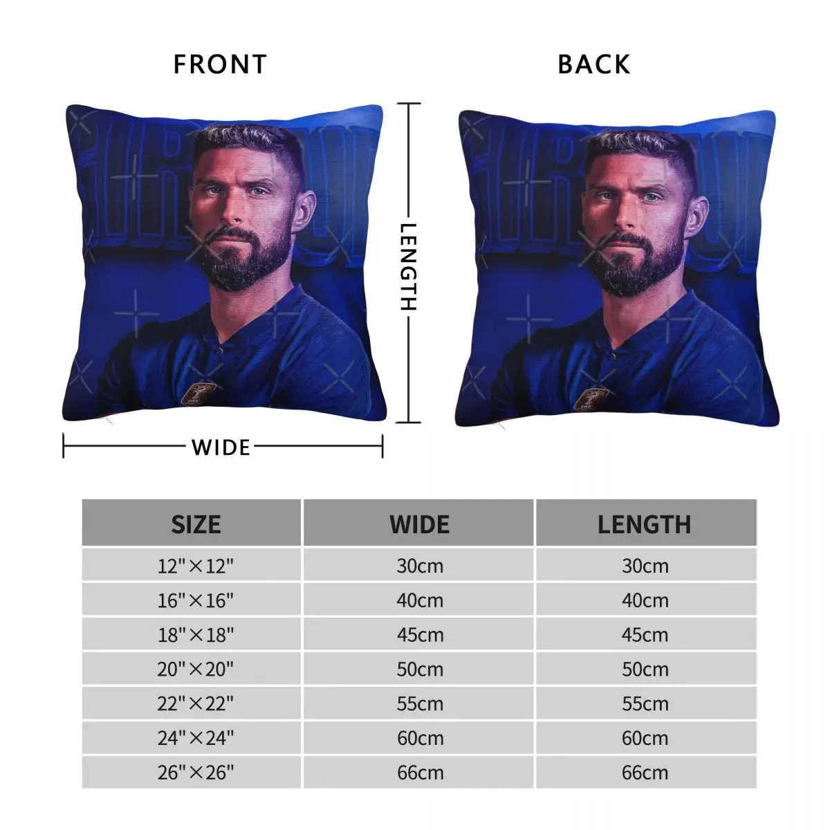 OLIVIER GIROUD NEW CELEBRATION A Pillow Case