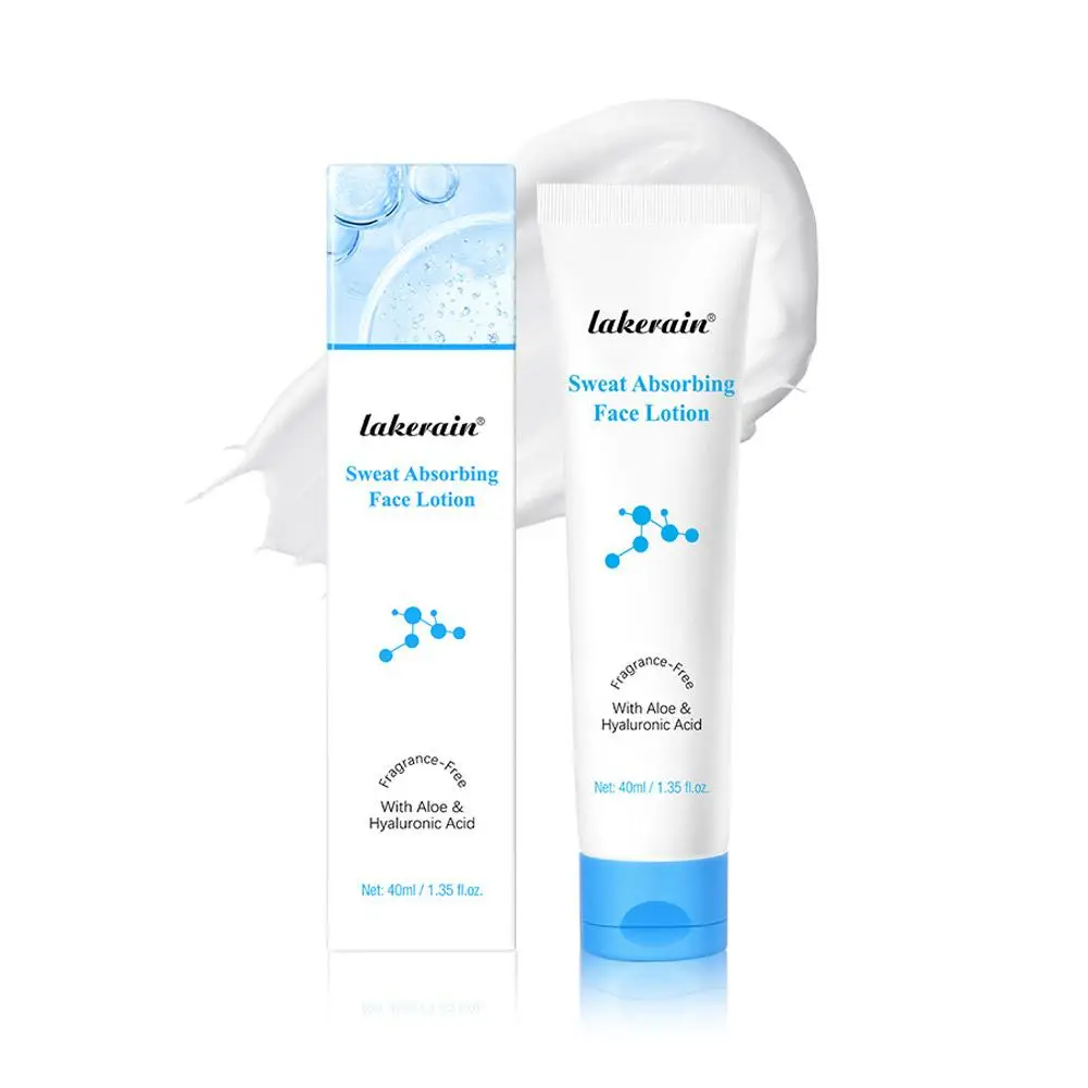 لوشن وجه ممتص للعرق غير لامع 40 مل، قاعدة مكياج تدوم طويلاً، تحكم رائع في العرق يمتص الزائد، مضادات الأكسدة المغذية O Z6D0
