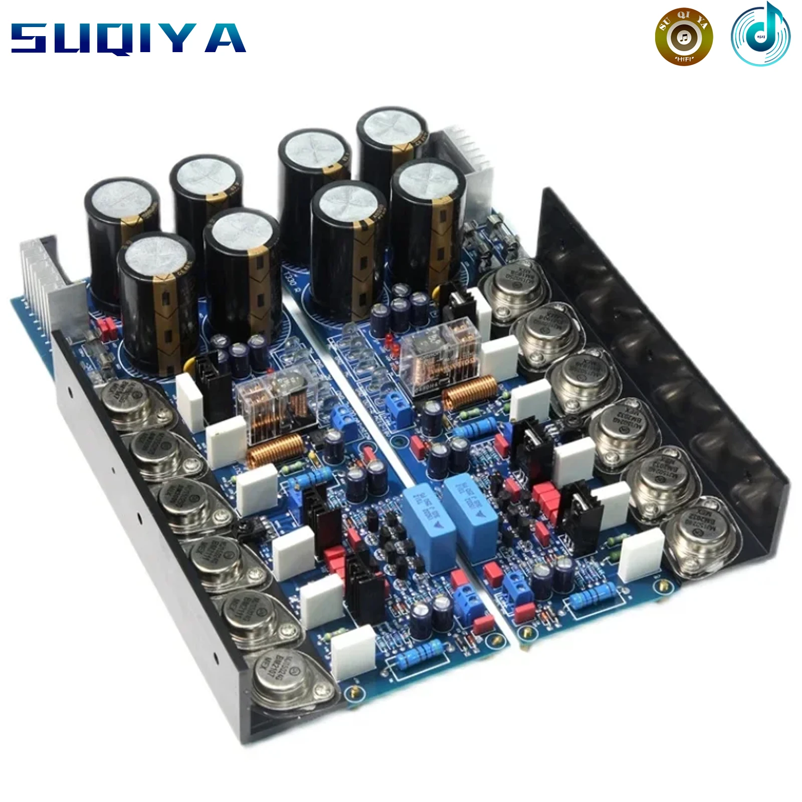 12 Gold Seal MJ15024 MJ15025 Tube 300W*2 HiFi Fever Class AB Audio Amplifier Board With Pre-rectifier Amplification