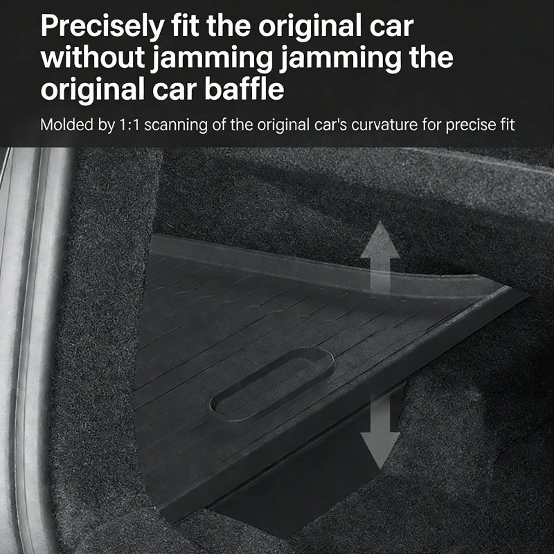 

2Pcs/set Car Rear Trunk Storage Box with Handle Cover Organizer for Tesla Model Y Juniper/Launch 2025+