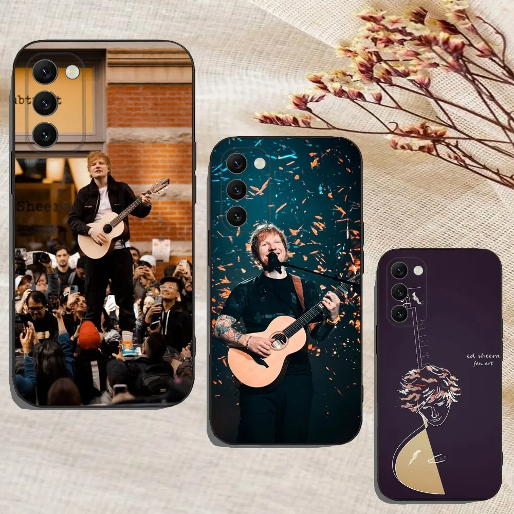 UK E-Ed Sheerans singer Phone Case For Samsung Galaxy A13,A21s,A22,A31,A32,A52,A53,A71,A80,A91 Soft Black Cover