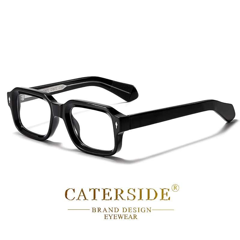 CATERSIDE Neue Retro-Sonnenbrille für Herren mit kleinem quadratischem, dickem Rahmen für Damen, Outdoor, Reisen, Strand, Dekoration, modische Brille, UV400 – Detail 14