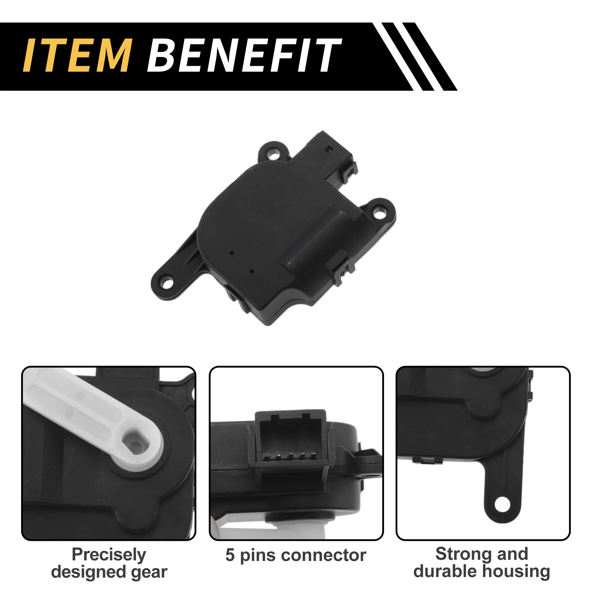 UXCELL HVAC Heater Blend Door Actuator for Hyundai Accent 2006-2007 No.971241E000