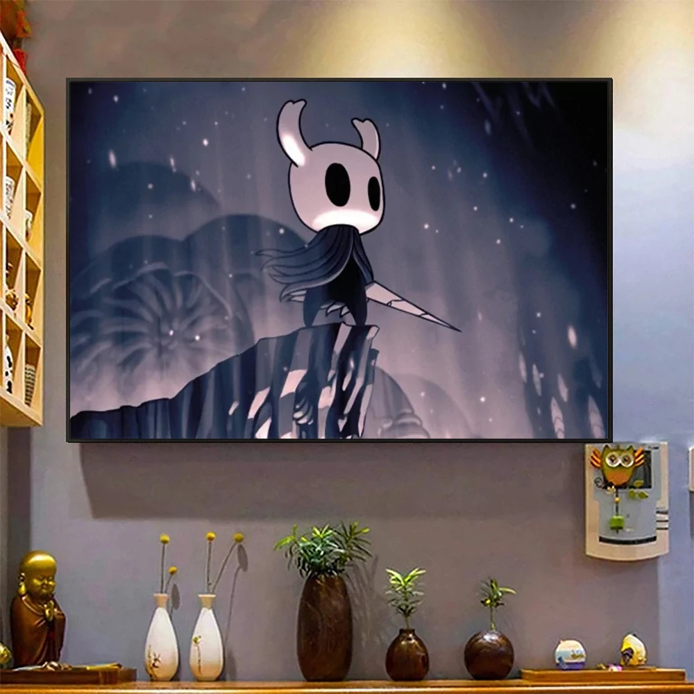 The Game Poster Decoration Painting Hollow Knight  Map HD Canvas  Painting of Hallownest Poster Wall Art Pictures Home Decor