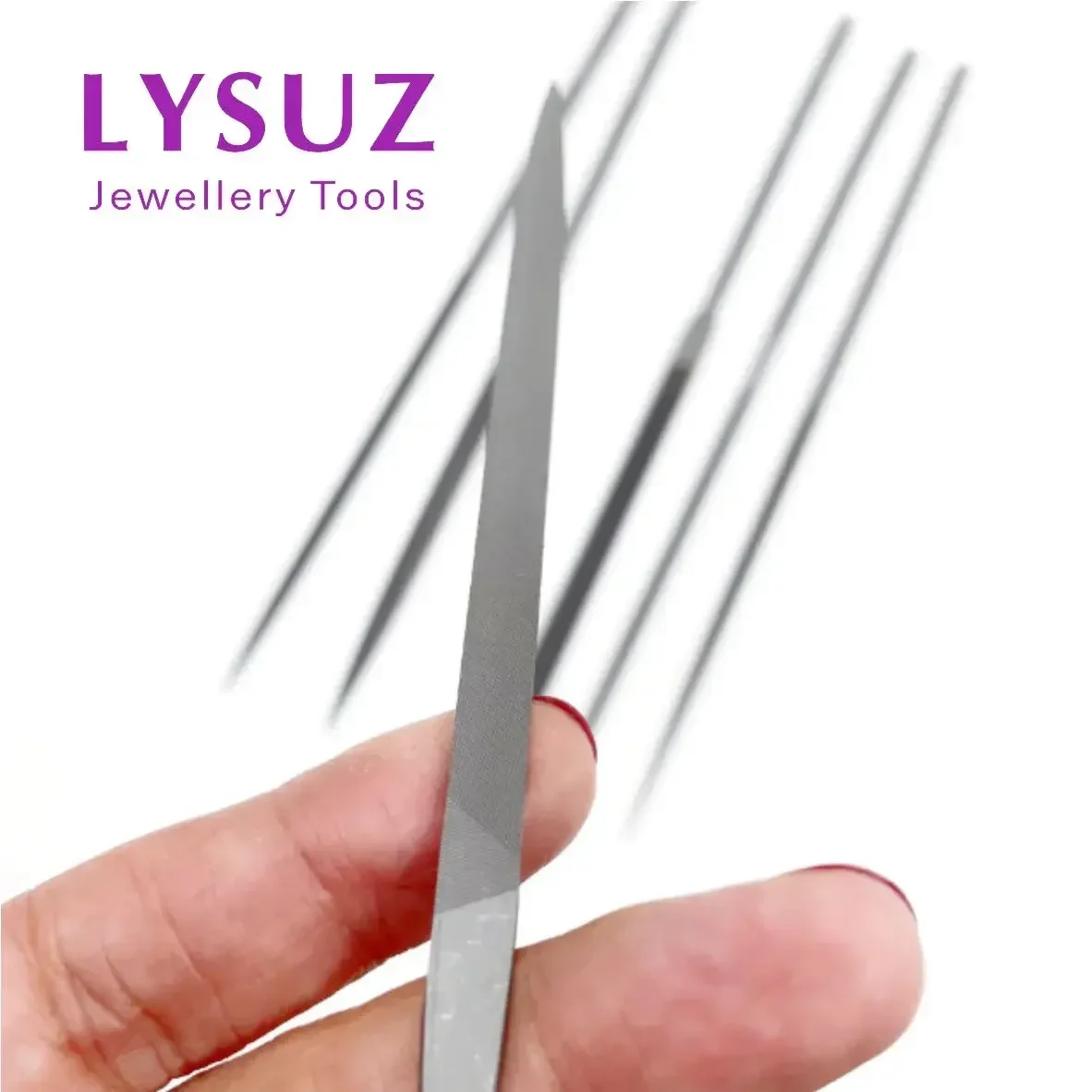 

Steel File Flat Round Triangle Barrette Diamond Fine File Switzerland Goldsmith Gold Silver Jewelry Making DIY Polishing Tool