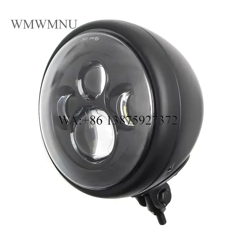 Wmwmnu 7 Inch Motorcycle Headlight Housing Headlamp Light Bulb Bucket Fit for Harley Fit for
