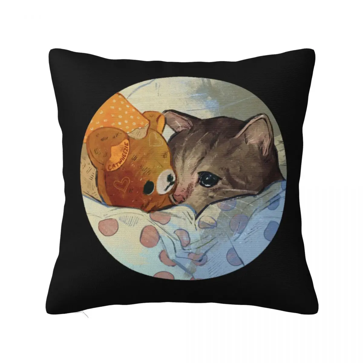 Sad Boi Hours Square Pillowcase Pillow Cover Cushion Decor Comfort Throw Pillow for Home Car