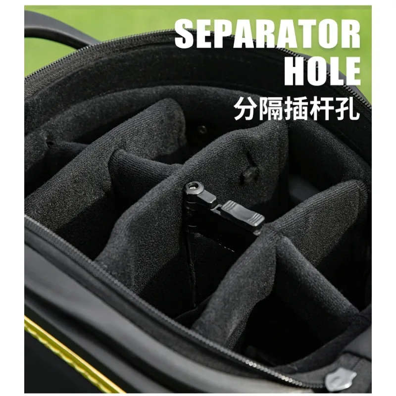 Golf bag men's and women's hard shell retractable cap ball bag universal four-wheel flat push air consignment