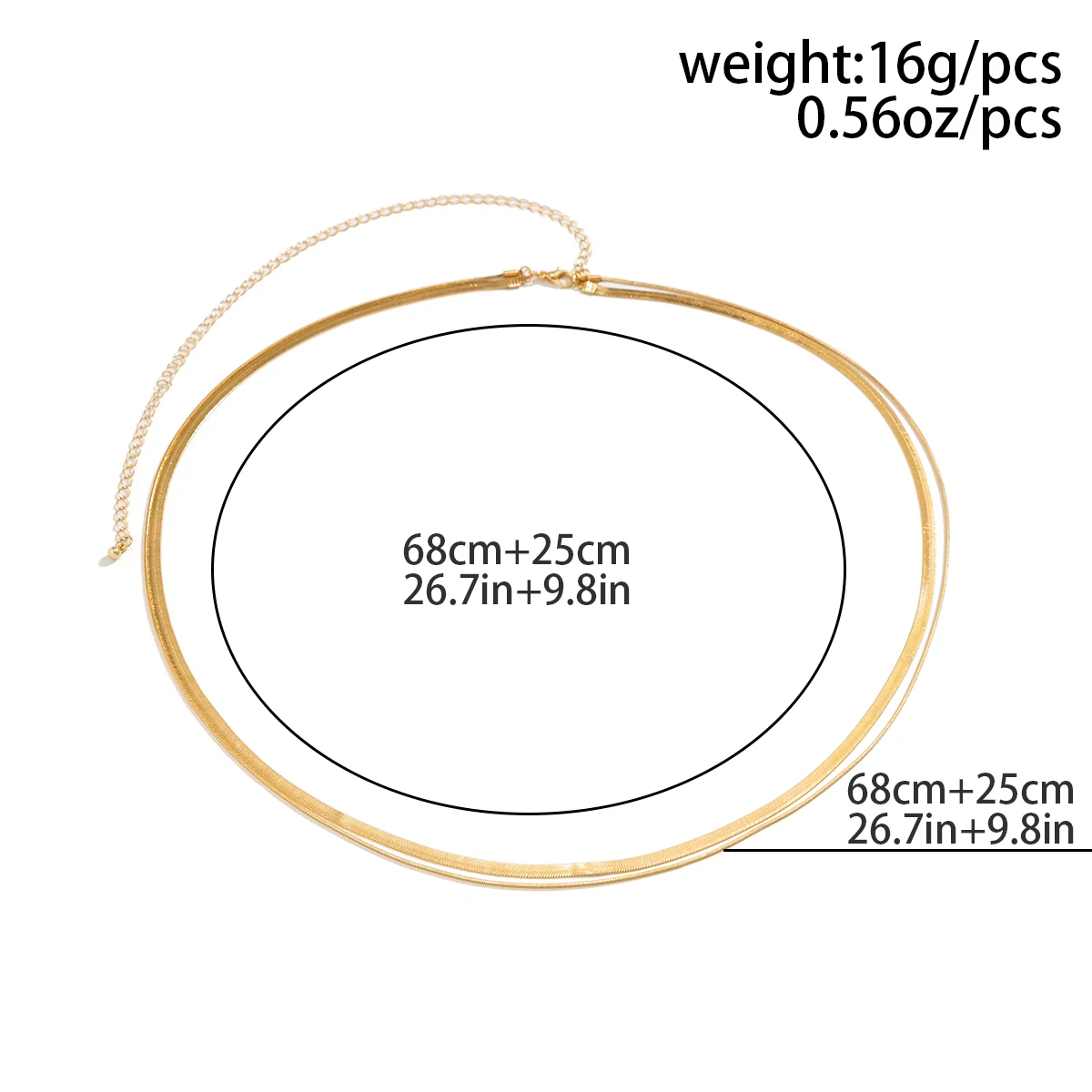 Salircon-미니멀 더블 레이어 금속 플랫 스네이크 체인, 배꼽 허리 체인, 여성 패션, 섹시한 비키니 비치, 여름 바디 쥬얼리