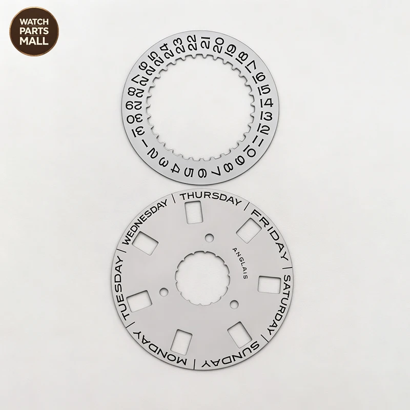 Top Quality 3155 Movement Calendar Disc For RLX Day Date 118238,118235 118239 Cal.3055 Date Dial Generic Aftermarket Watch Parts