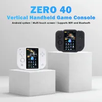 MagicX Mini Zero 40, Retro Handheld Game Player, 4 Inch Ips Touch Screen, Portable Video Android System