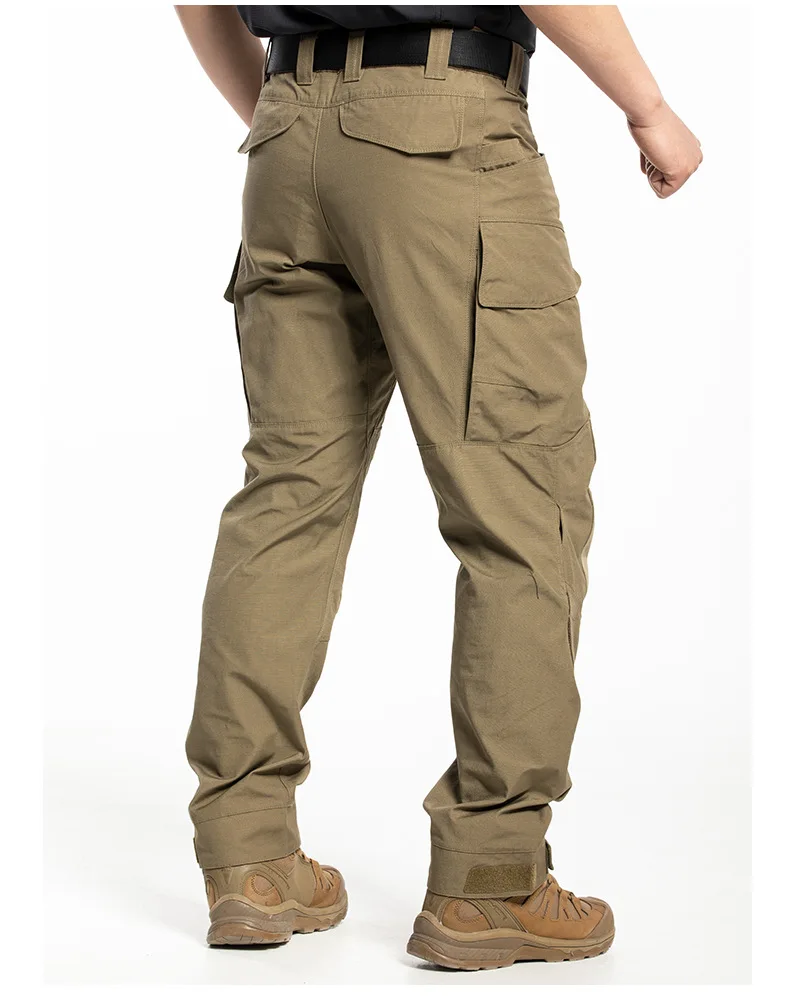 السراويل التكتيكية الرجال السراويل العمل في الهواء الطلق الخريف المسيل للدموع مقاومة متعددة الوظائف واقية السراويل التمويه السراويل التدريب القتالية #3