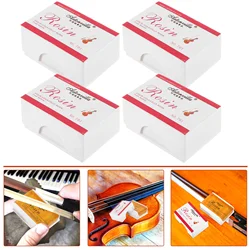 4 Pcs Erhu Violin Instrument Maintenance Portable Tool Accessories Resin Small Rosins Viola Tools