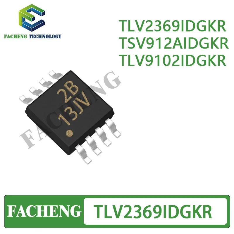 TLV2369IDGKR TSV912AIDGKR TLV9102IDGKR VSSOP-8 Operational Amplifier Op-Amp (PMIC)