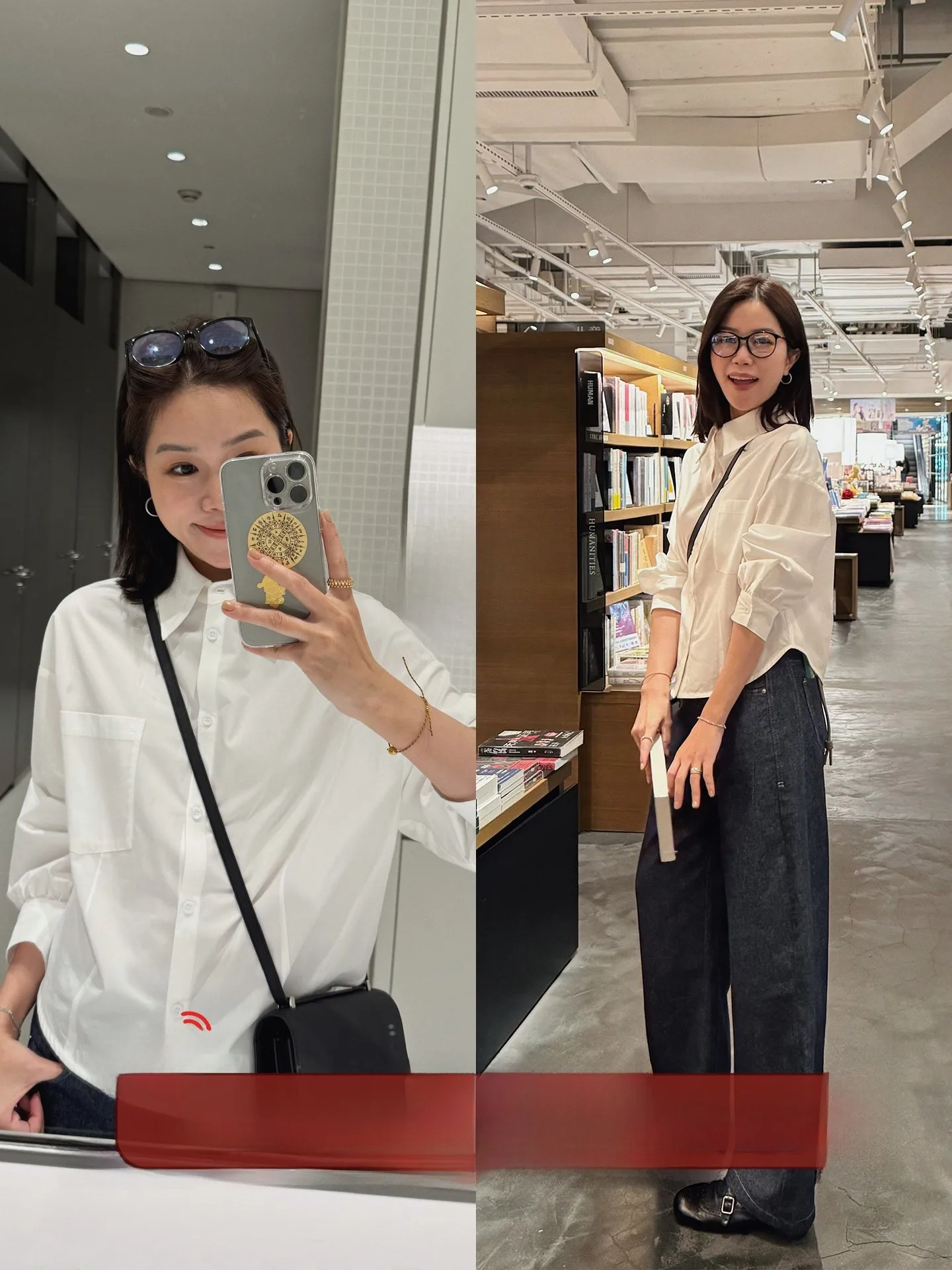 

Cotton Fishbone Line Shirt Short Micro-Waist Long Sleeve Women's Business Casual Style Korean Version Loose Fit