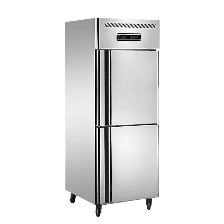 

Двойные двери, высококачественный вертикальный холодильник с морозильной камерой